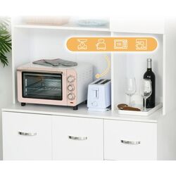 Bufet Homcom 835-242 1m (White) Thumb