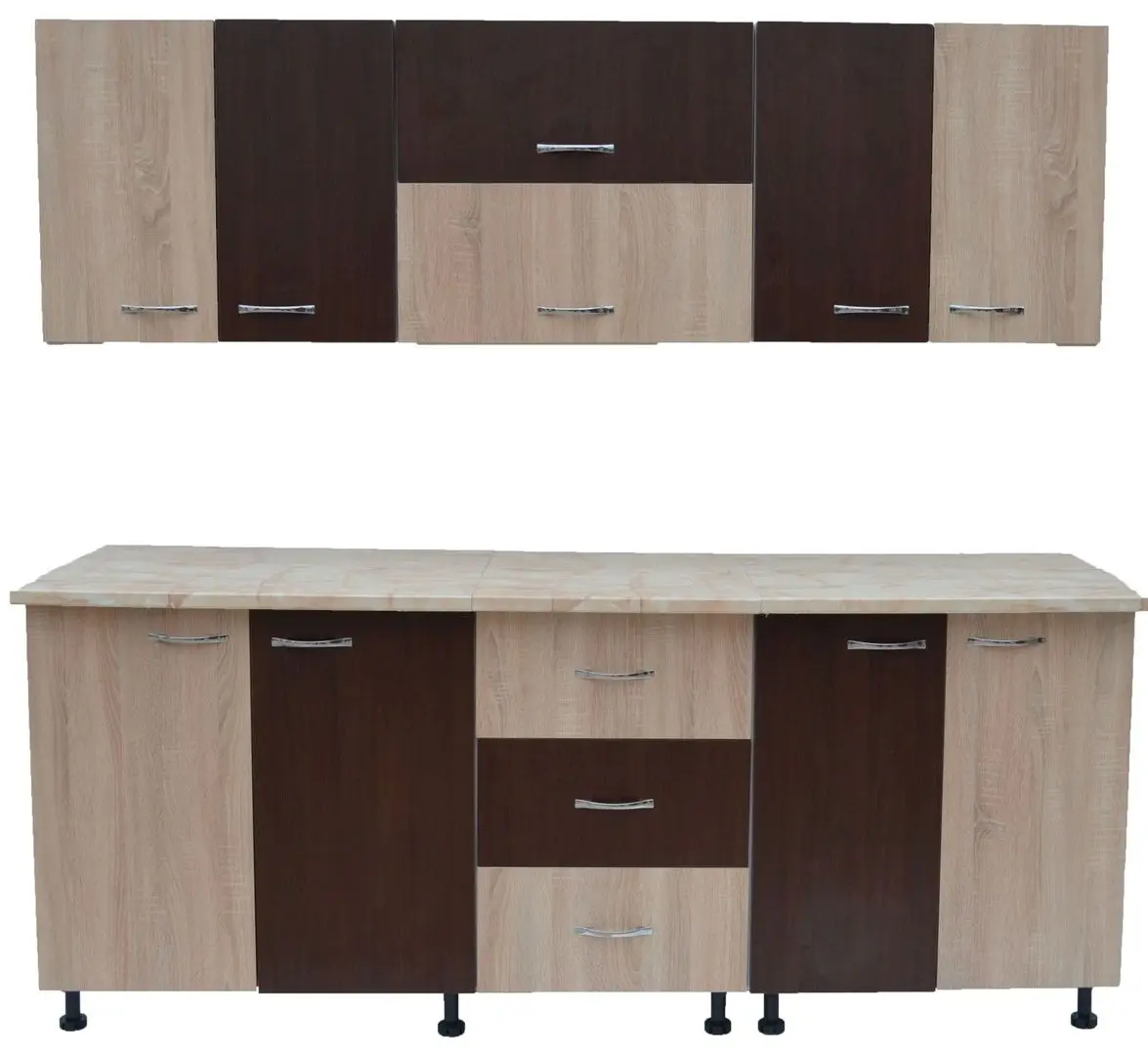 Кухня Ideal Mobila Alexandra 1.8м (Wenge/Sonoma Oak/White) - 2