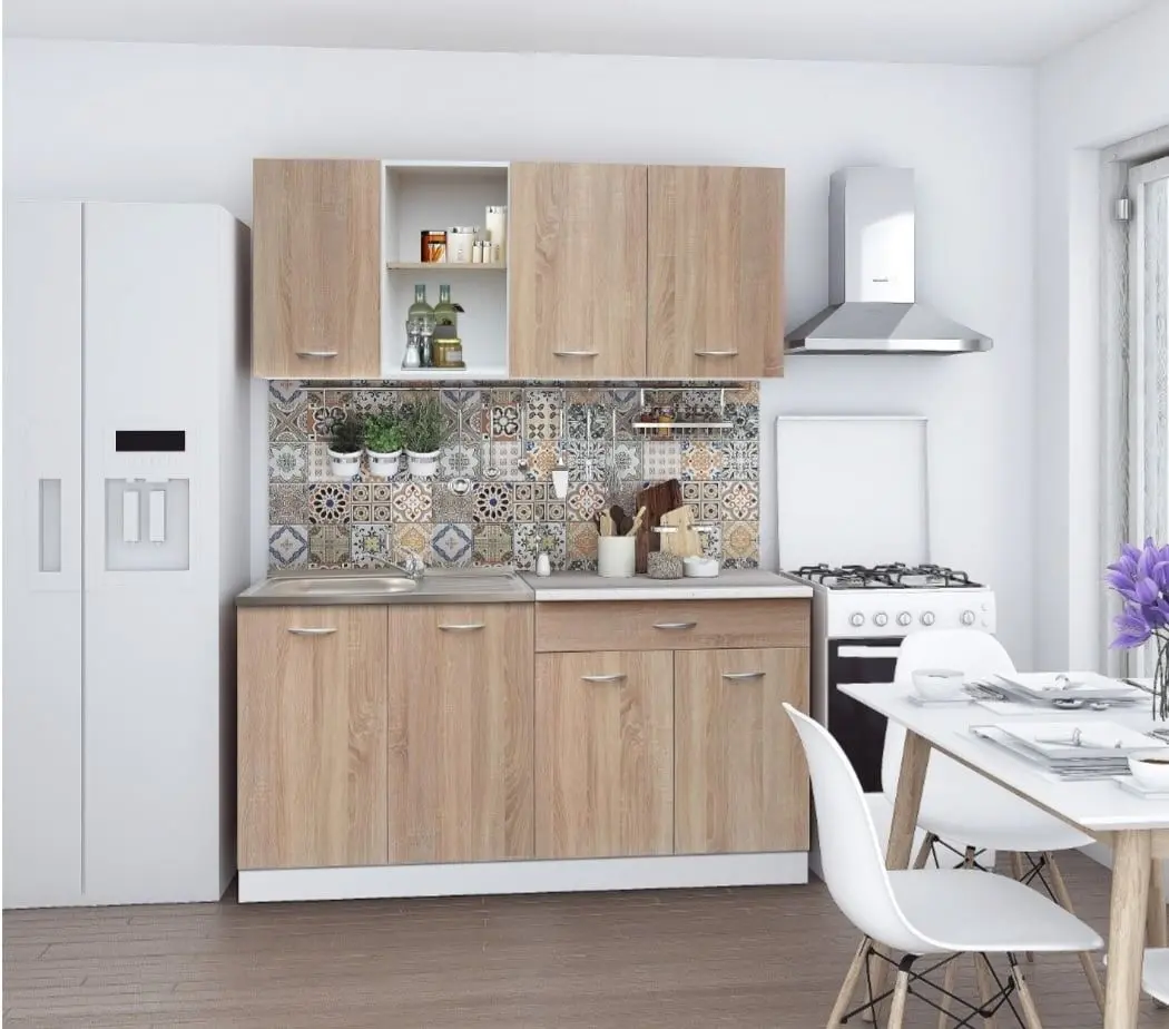 Кухня Ideal Mobila Anais 1.6м (Sonoma Oak/White)