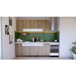 Кухня Ideal Mobila Bianca 2.0м (Sonoma Oak/White)