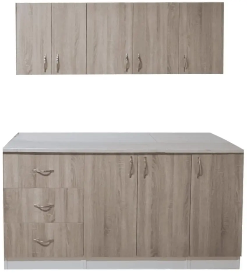 Кухня Ideal Mobila Camelia 1.6м (Sonoma Oak/White) - 2