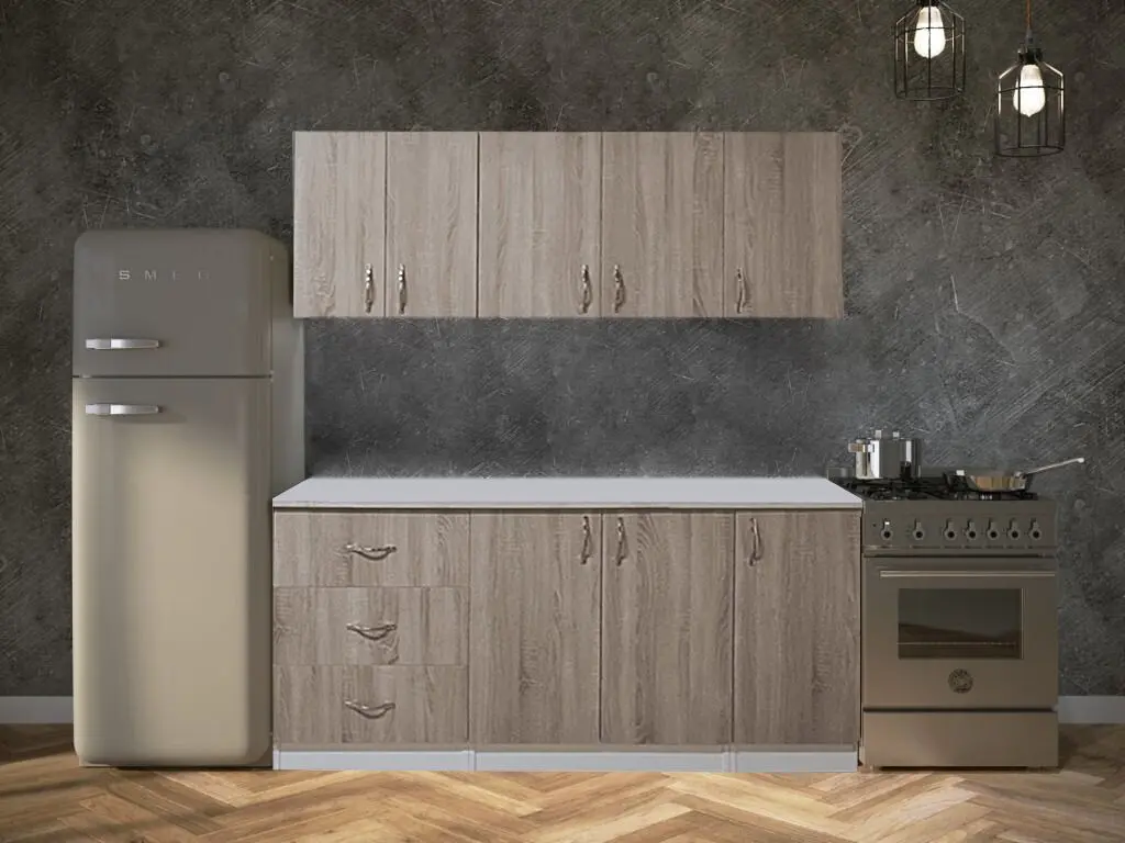 Кухня Ideal Mobila Camelia 1.6м (Sonoma Oak/White)