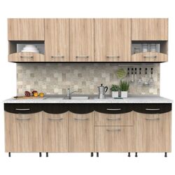 Кухня Ideal Mobila Diana 2.6м (Wenge/Sonoma Oak) Thumb