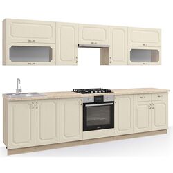 Bucatarie Ideal Mobila Dina 3.0m (Cream) Thumb