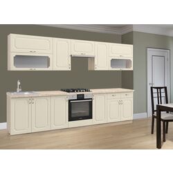 Bucatarie Ideal Mobila Dina 3.0m (Cream)