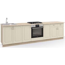 Bucatarie Ideal Mobila Dina 3.0m (Cream) Thumb