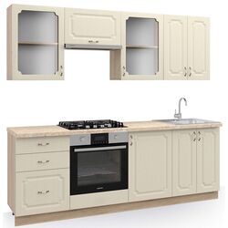 Bucatarie Ideal Mobila Dona 2.0m (Cream) Thumb