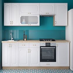 Bucatarie Ideal Mobila Dona 2.5m (Sonoma Oak/White)