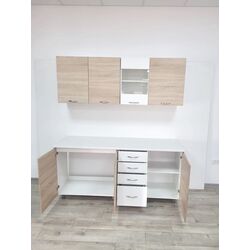 Bucatarie Ideal Mobila Ioana 1.6m (Sonoma Oak/White) Thumb