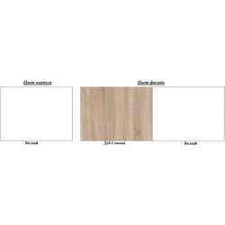 Bucatarie Ideal Mobila Ioana 1.8m (Sonoma Oak/White) Thumb