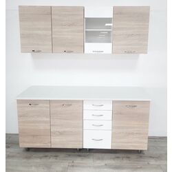 Bucatarie Ideal Mobila Ioana 1.8m (Sonoma Oak/White)