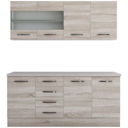 Bucatarie Ideal Mobila Karina 1.8m (Sonoma Oak/White) Thumb