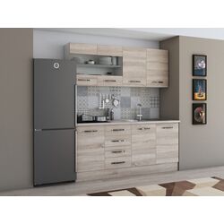 Bucatarie Ideal Mobila Karina 1.8m (Sonoma Oak/White)