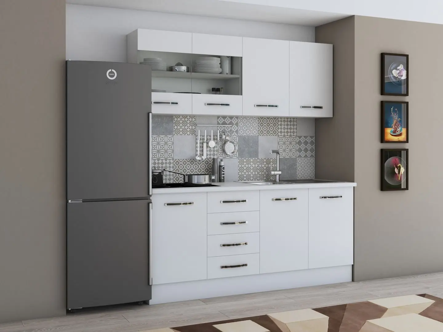 Кухня Ideal Mobila Karina 1.8м (White) - 3