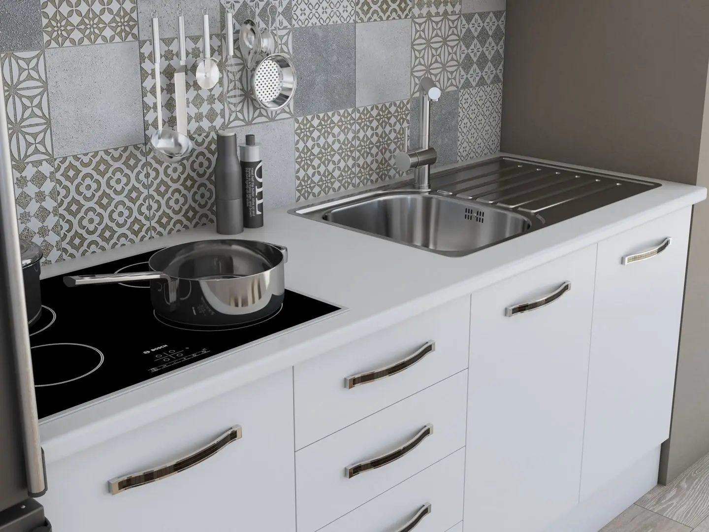 Кухня Ideal Mobila Karina 1.8м (White) - 5