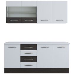 Кухня Ideal Mobila Karina 1.8м (White/Wenge) Thumb