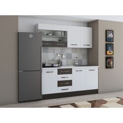 Кухня Ideal Mobila Karina 1.8м (White/Wenge) Thumb