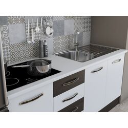 Кухня Ideal Mobila Karina 1.8м (White/Wenge) Thumb