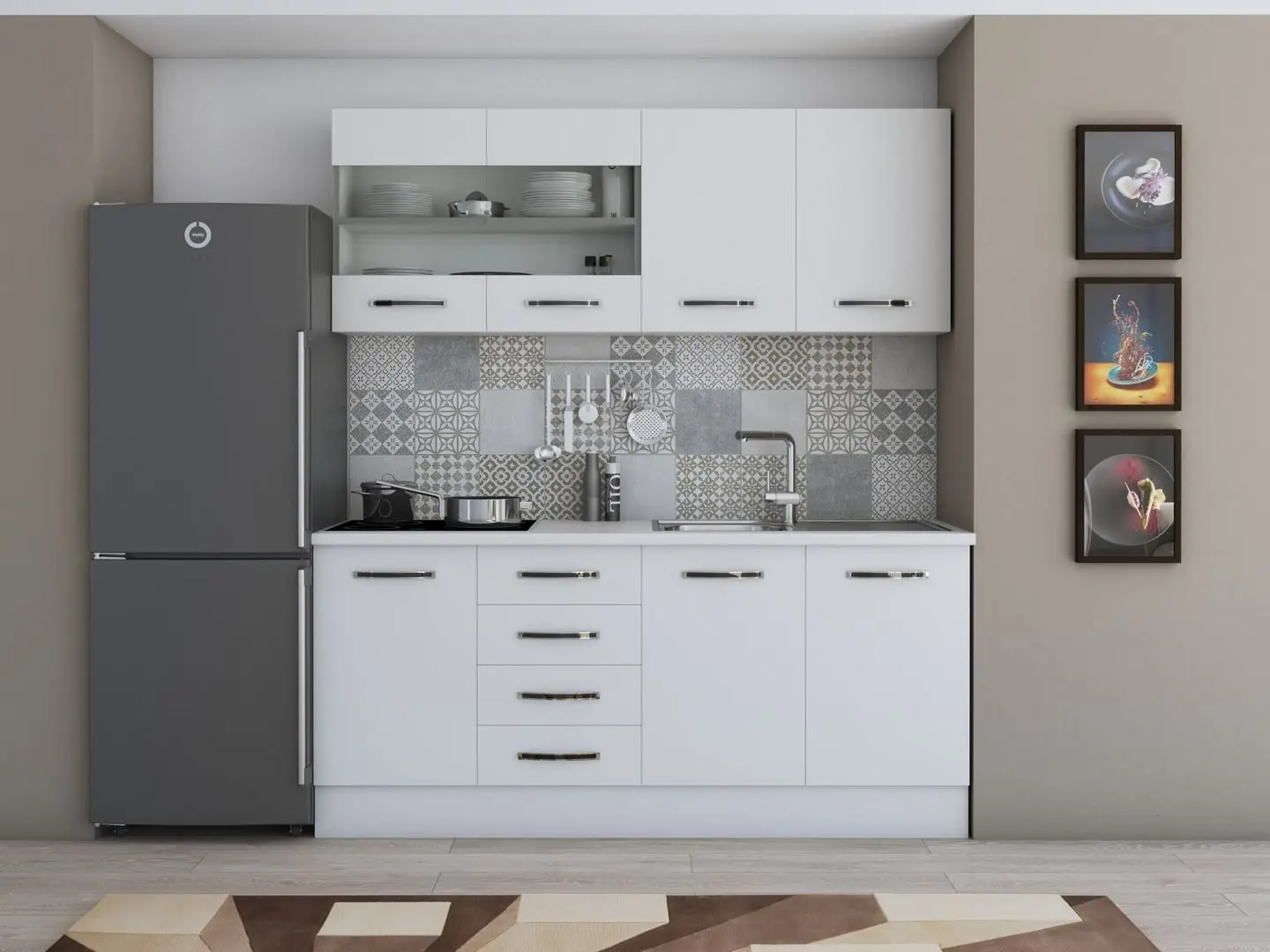 Кухня Ideal Mobila Karina 1.8м (White)