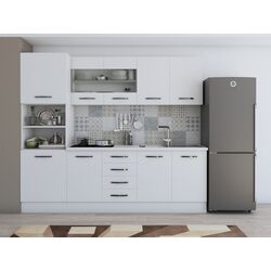 Bucatarie Ideal Mobila Karina 2.2m (White)