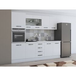Bucatarie Ideal Mobila Karina 2.2m (White) Thumb