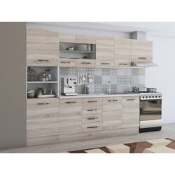 Bucatarie Ideal Mobila Karina 2.8m (Sonoma Oak/White) Thumb