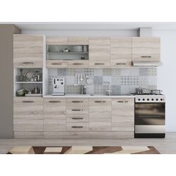 Кухня Ideal Mobila Karina 2.8м (Sonoma Oak/White)
