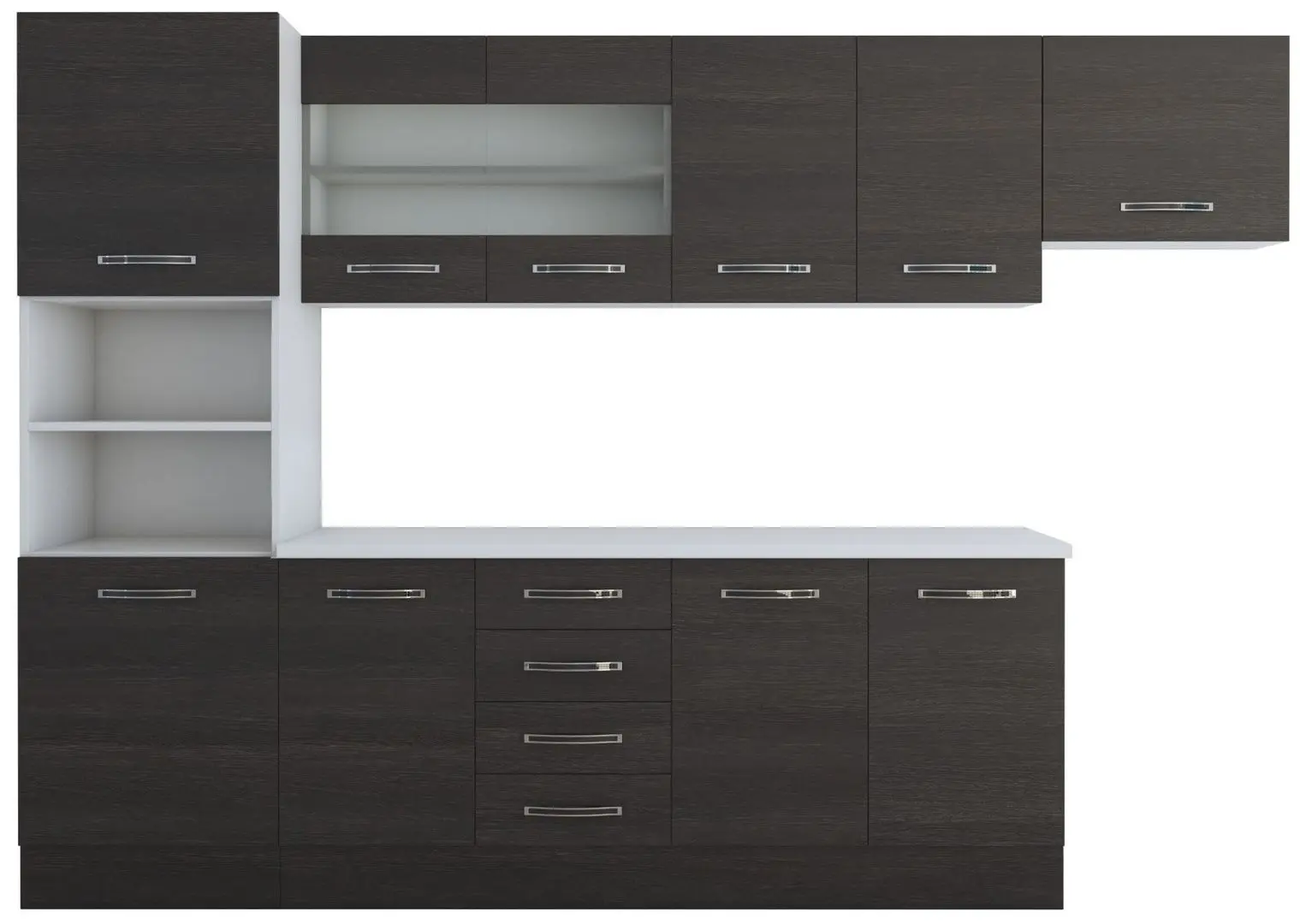 Кухня Ideal Mobila Karina 2.8м (Wenge/White) - 2