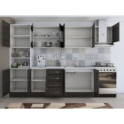 Кухня Ideal Mobila Karina 2.8м (Wenge/White) Thumb