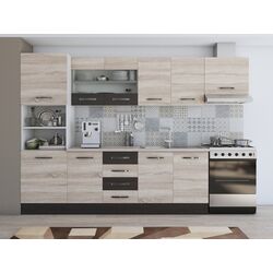 Кухня  Ideal Mobila Karina 46801 2.8м (Sonoma Oak/Wenge/White)
