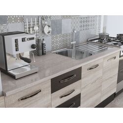 Bucatarie Ideal Mobila Karina 46801 2.8m (Sonoma Oak/Wenge/White) Thumb