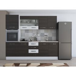 Кухня Ideal Mobila Karina C379 2.2м (Wenge/White) Thumb