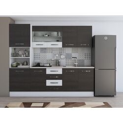 Кухня Ideal Mobila Karina C379 2.2м (Wenge/White)