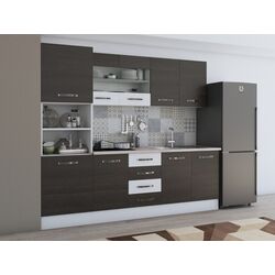 Кухня Ideal Mobila Karina C379 2.2м (Wenge/White) Thumb