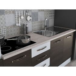 Кухня Ideal Mobila Karina C379 2.2м (Wenge/White) Thumb