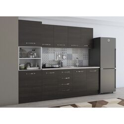 Кухня Ideal Mobila Karina C380 2.2м (Wenge/White) Thumb