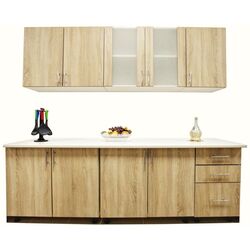 Bucatarie Ideal Mobila Lana 2.0m (White/Sonoma Oak) Thumb