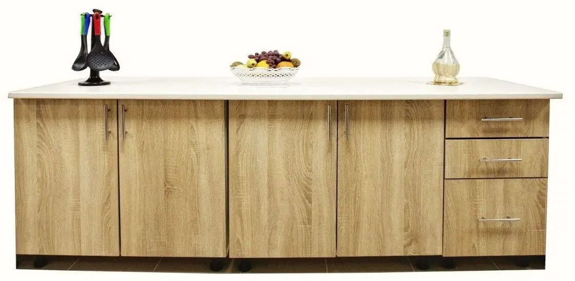 Bucatarie Ideal Mobila Lana 2.0m (White/Sonoma Oak) - 3