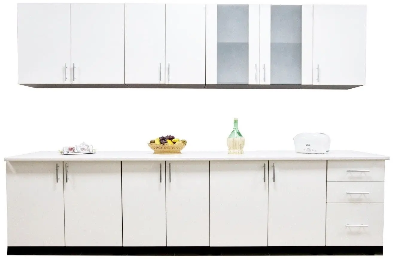 Bucatarie Ideal Mobila Lana 2.6m (White/Wenge)