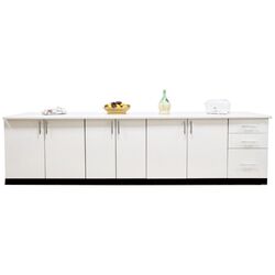 Bucatarie Ideal Mobila Lana 2.6m (White/Wenge) Thumb