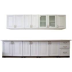 Bucatarie Ideal Mobila Liusa 2.6m (White) Thumb