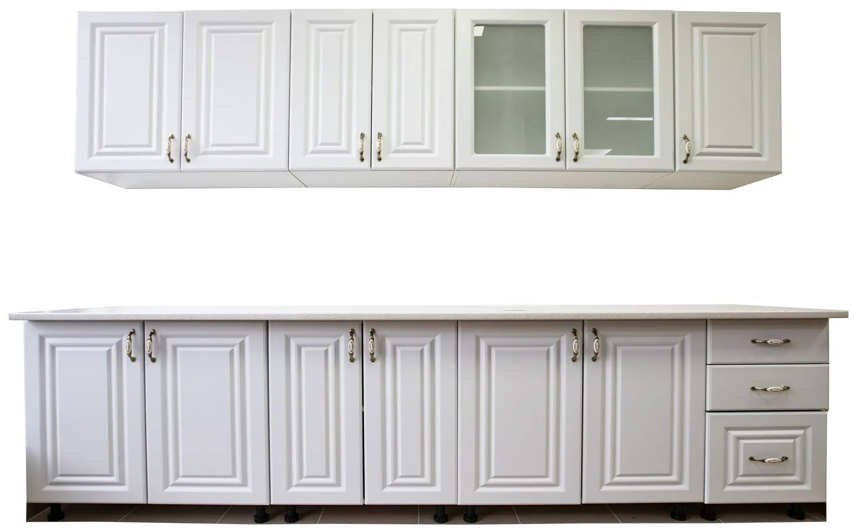 Bucatarie Ideal Mobila Liusa 2.6m (White)