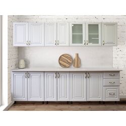 Bucatarie Ideal Mobila Liusa 2.6m (White)