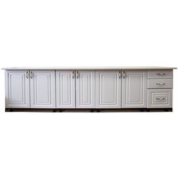 Bucatarie Ideal Mobila Liusa 2.6m (White) Thumb