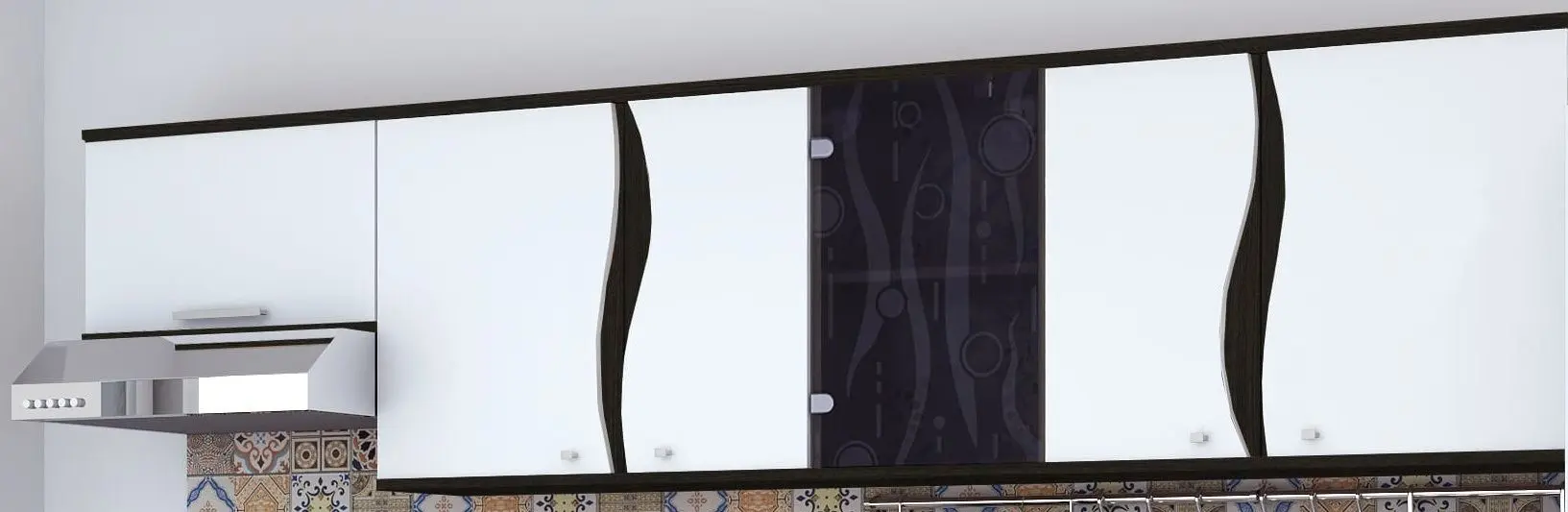 Кухня Ideal Mobila Lorena 2.6м (Wenge/White) - 4