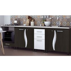 Кухня Ideal Mobila Lorena 2.6м (Wenge/White) Thumb