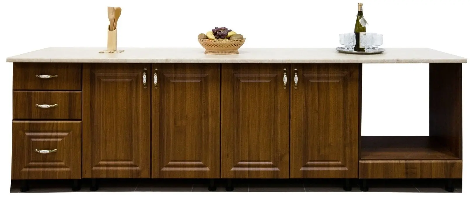 Кухня Ideal Mobila Lux 2.6м (Havana Walnut) - 3