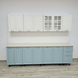 Кухня Ideal Mobila Modena 46578-144 2.6м (White/Blue)