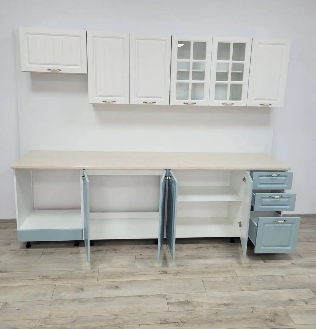 Кухня Ideal Mobila Modena 46588 2.6м (White/Blue) - 3