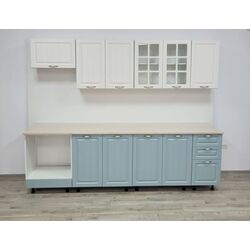 Кухня Ideal Mobila Modena 46588 2.6м (White/Blue)